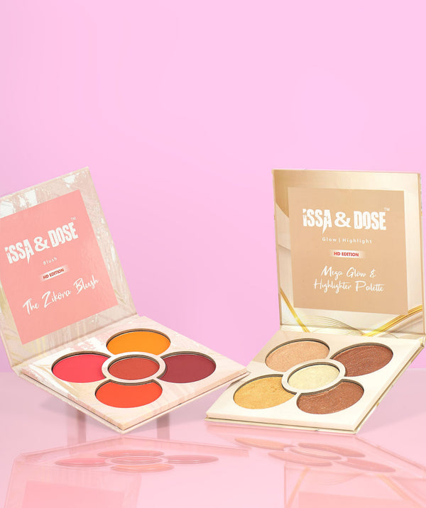 ISSA&DOSE - DUO palette Blush&Highlighter