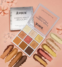 AVOUR - palette teint + highlighter